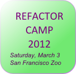 Refactor Camp 2012 poster