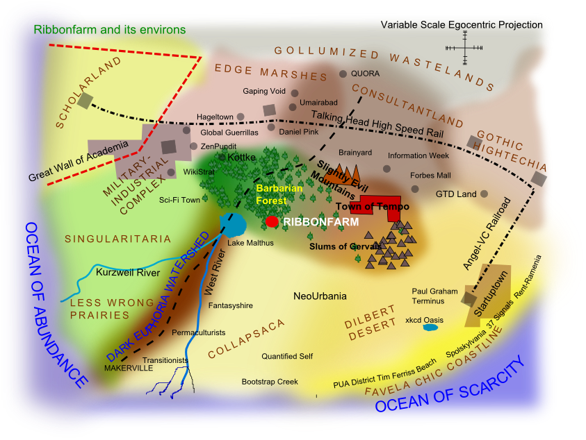 Ribbonfarm map, 2012